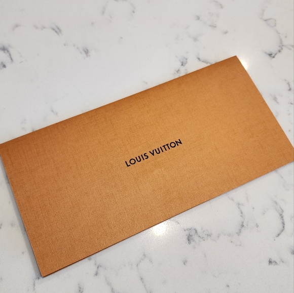 LOUIS VUITTON - Gift envelope large (Authentic) - Picture 1 of 5